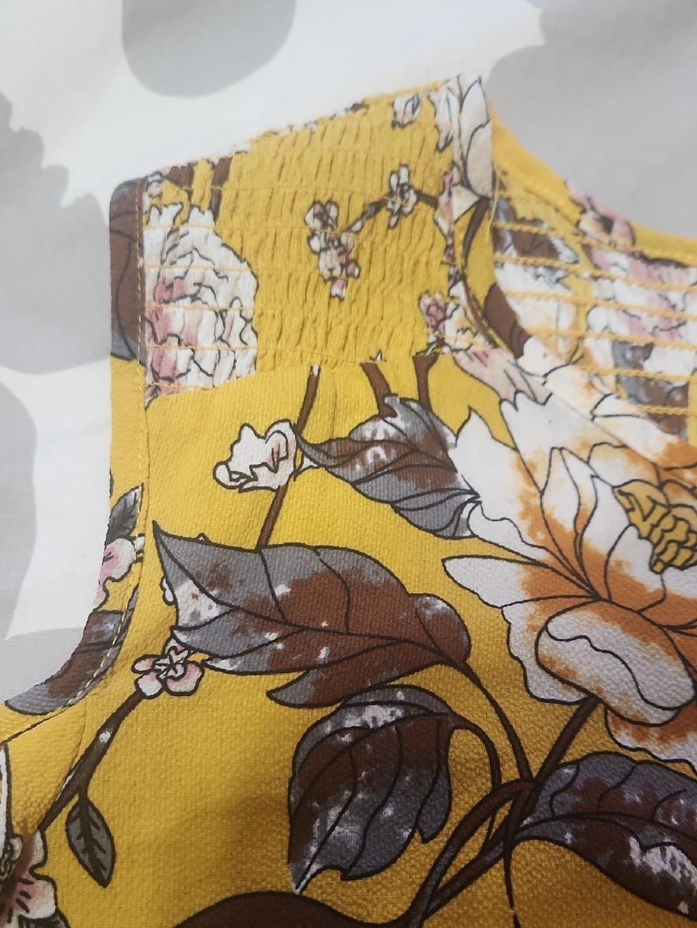 Dressbarn Roz & Ali Cold Shoulder Floral Top - Picture 7 of 7